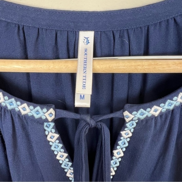 Southern Tide Embroidered Natalie Shift Dress - Picture 5 of 12